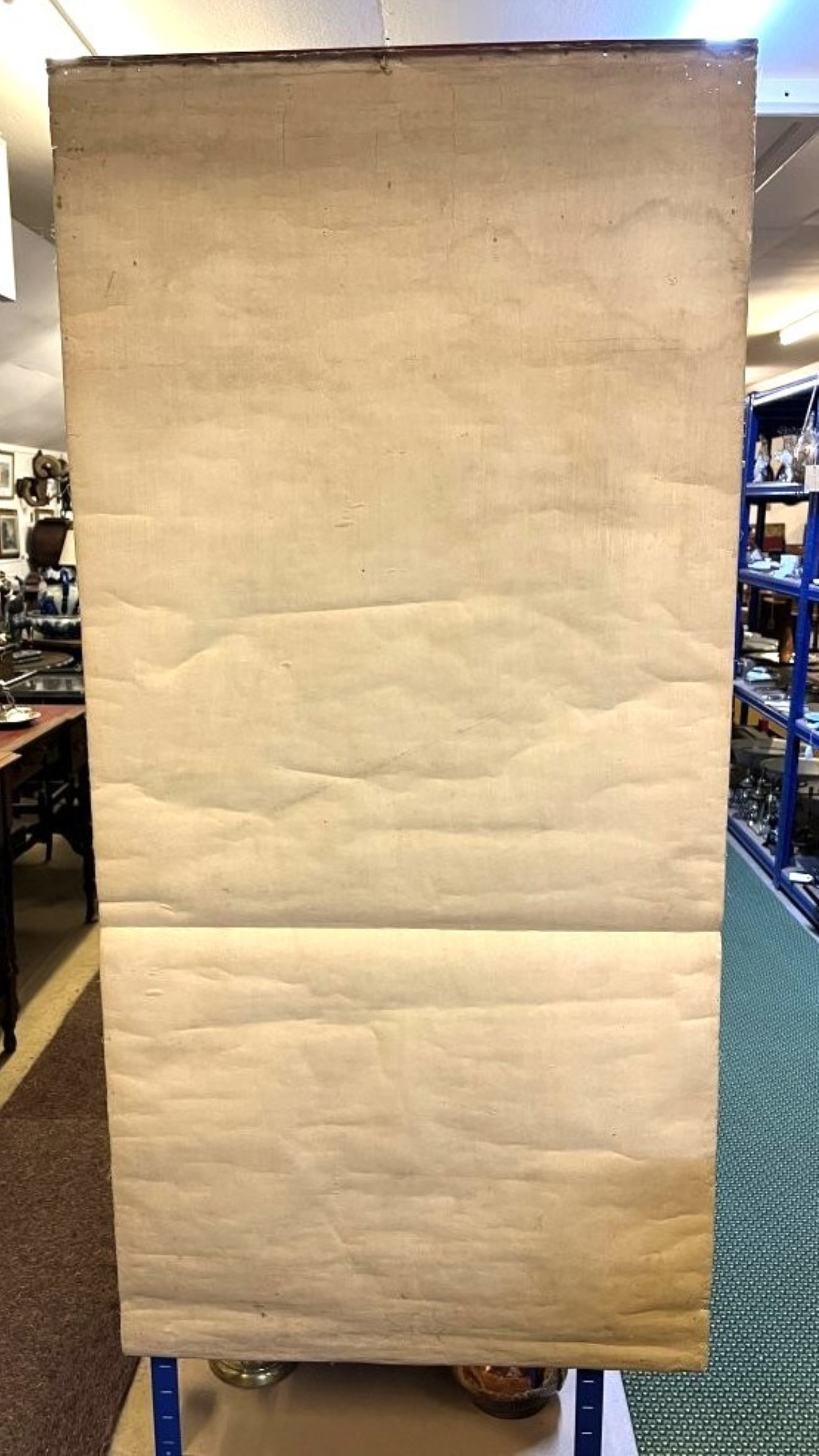 Vintage Anatomical Skeleton Wall Chart by J Teck