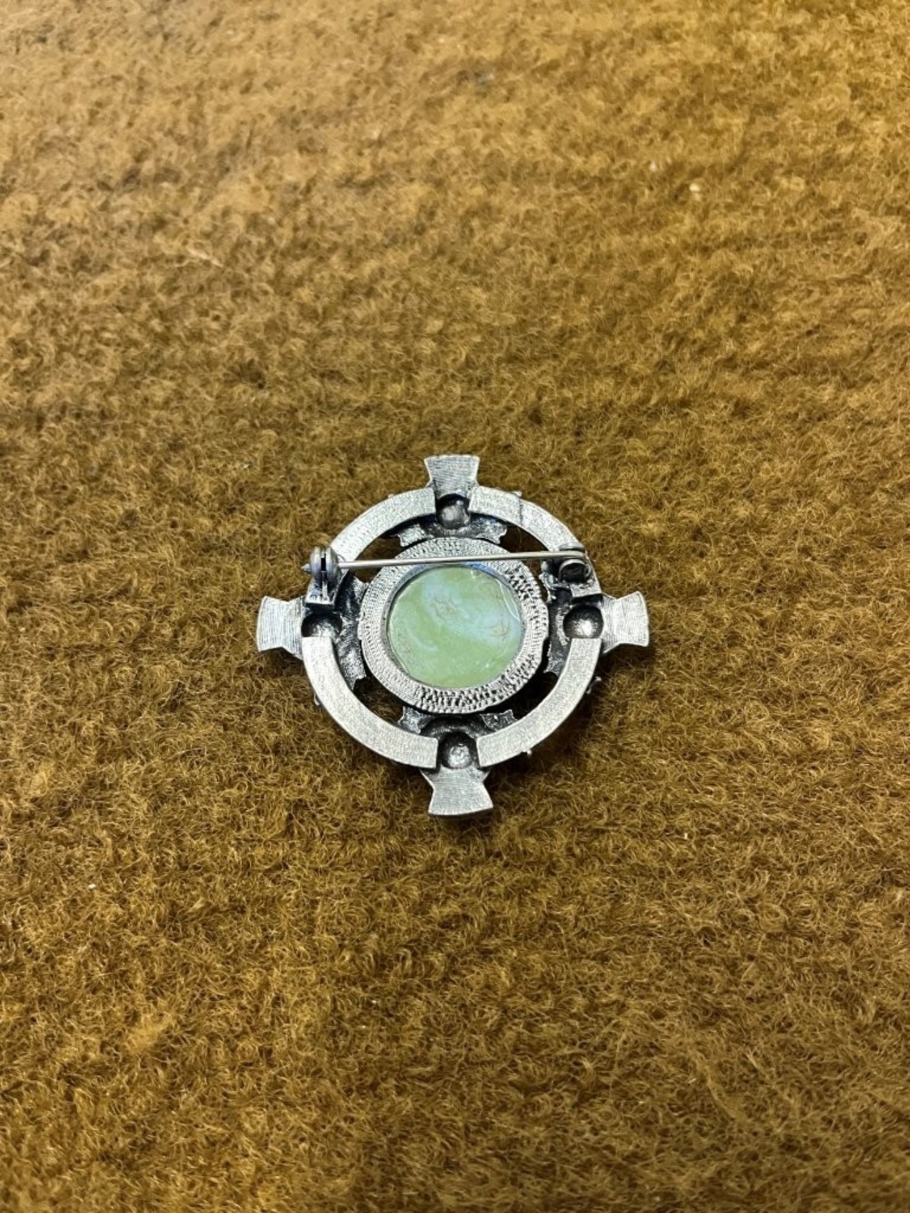 Vintage Scottish Thistle Design Brooch