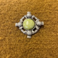 Vintage Scottish Thistle Design Brooch