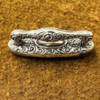 Edwardian Sterling Silver Nail Buffer / Pin Cushion by Adie & Lovekin Ltd Birmingham