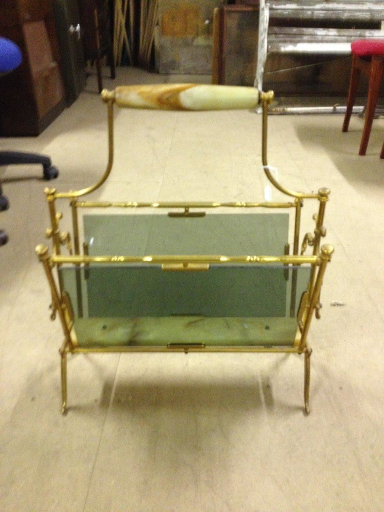 Mid Century  Italian Magazine Rack ﻿﻿﻿