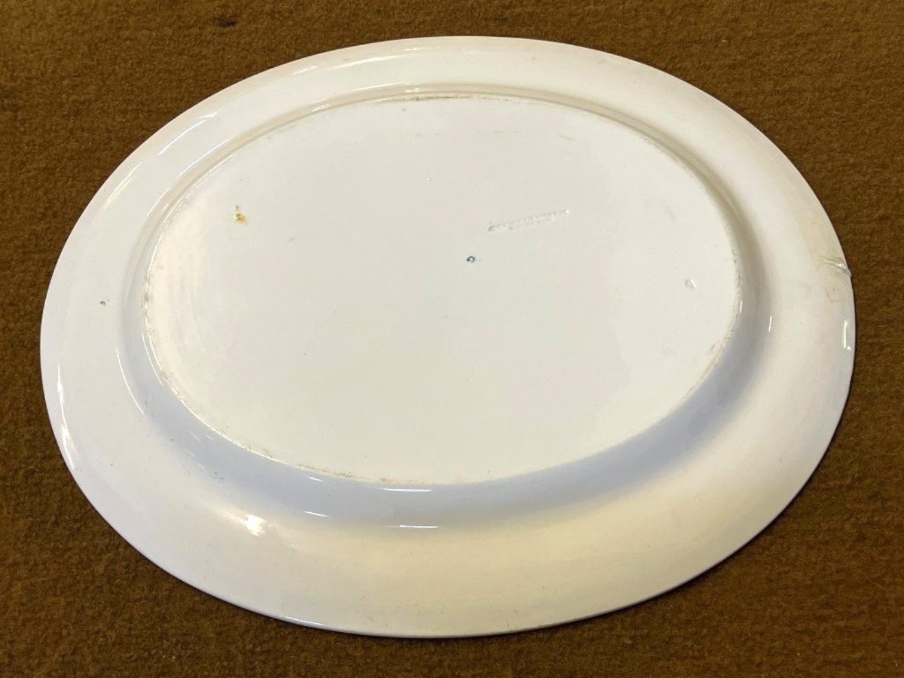 Antique Brown Westhead Moore & Co Meat Platter