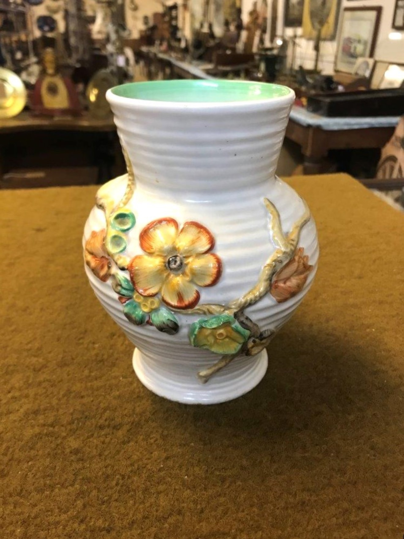 Vintage Clarice Cliff "My Garden" Vase Pattern 912