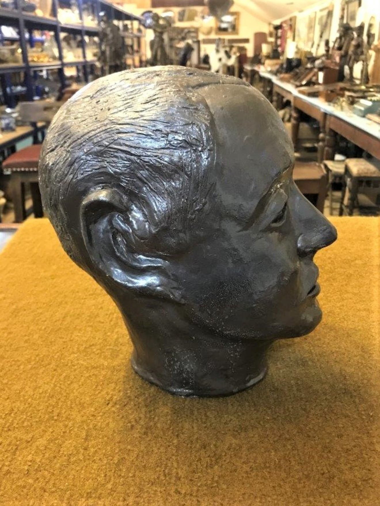 Plaster Head Bust