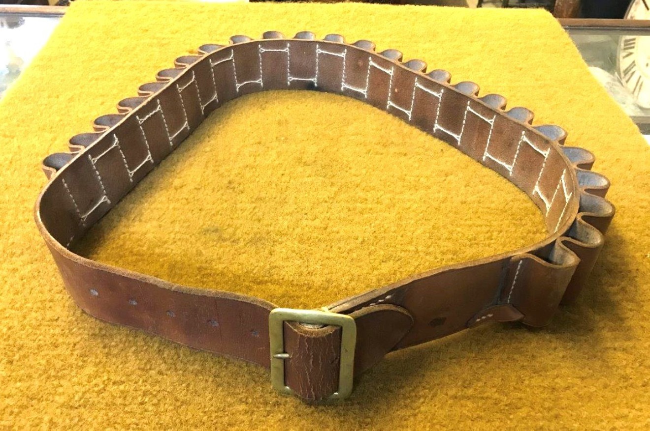 Vintage 12 Gauge Cartridge Belt - Bruce of Ballater