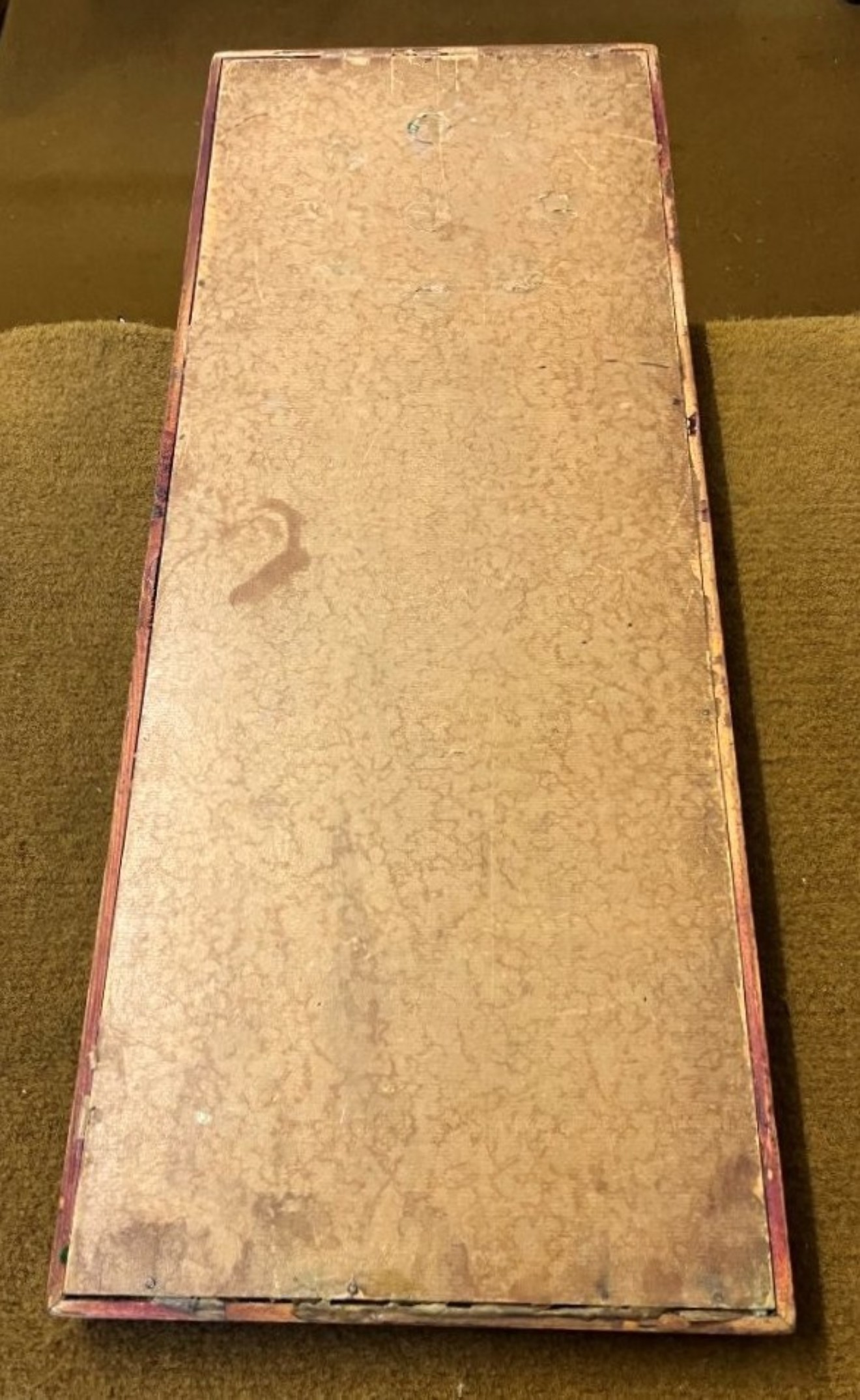 Antique Table Top Thumb Operated Bagatelle Game