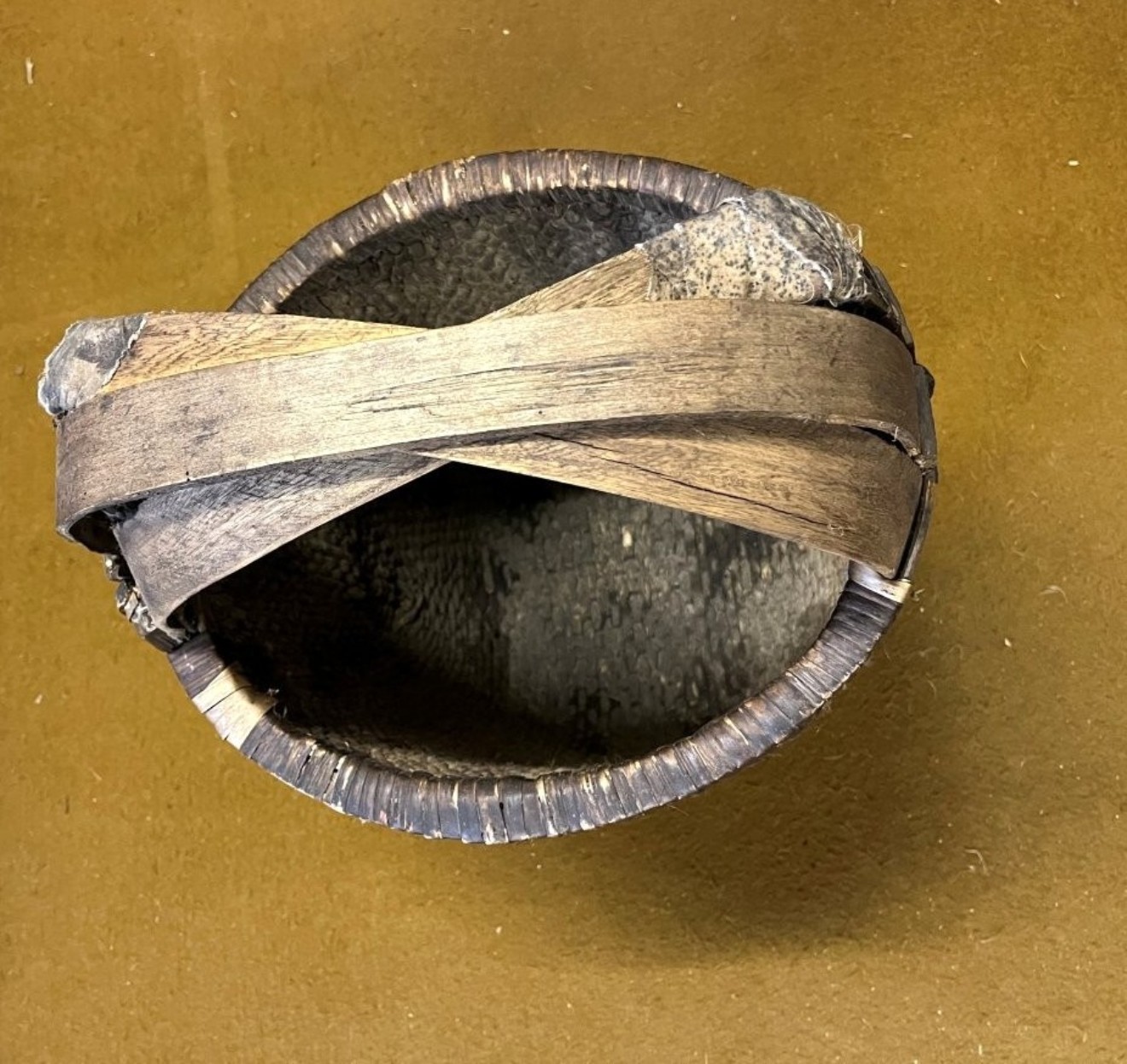 Antique Chinese Rice Harvest Basket