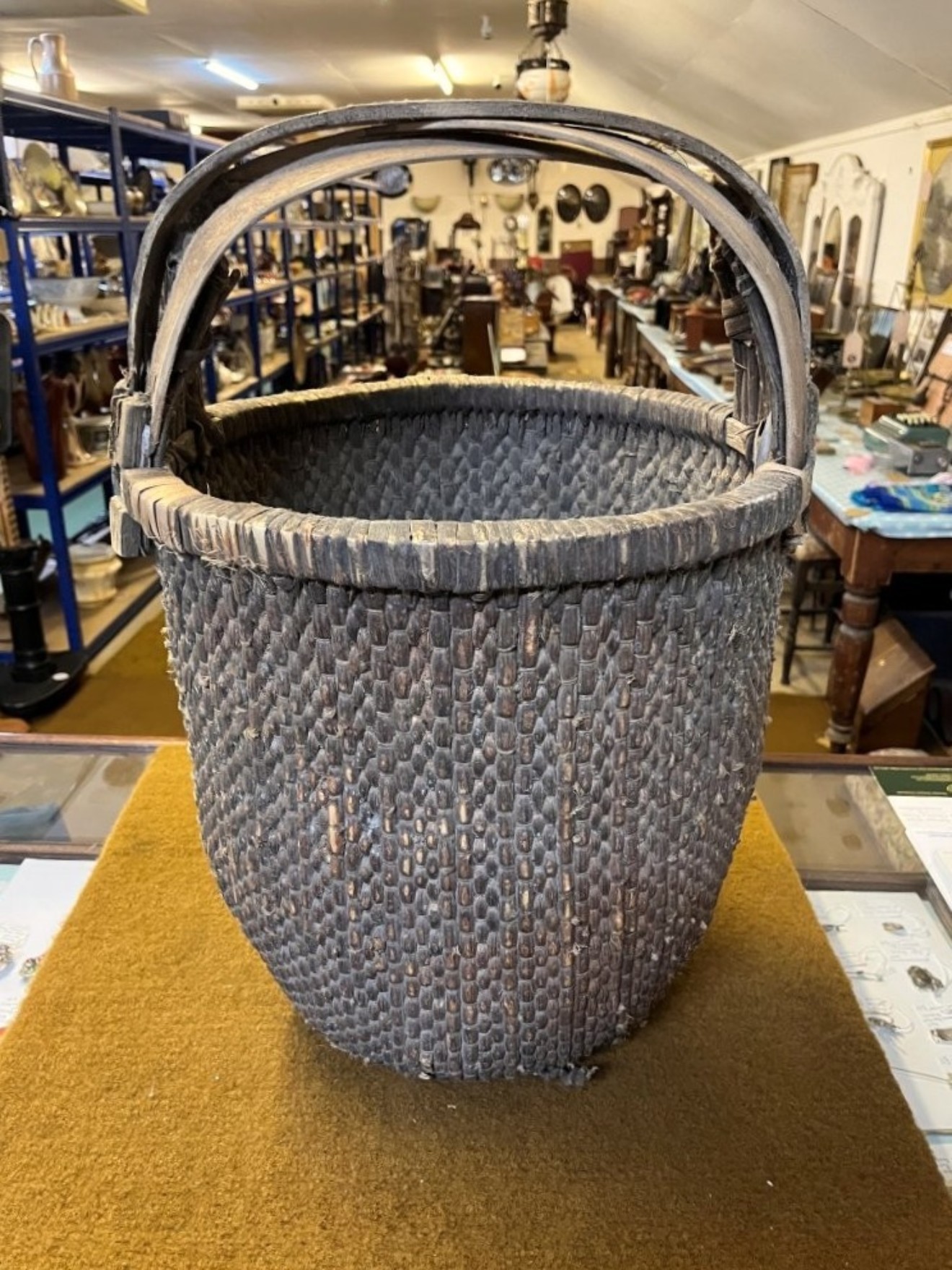 Antique Chinese Rice Harvest Basket