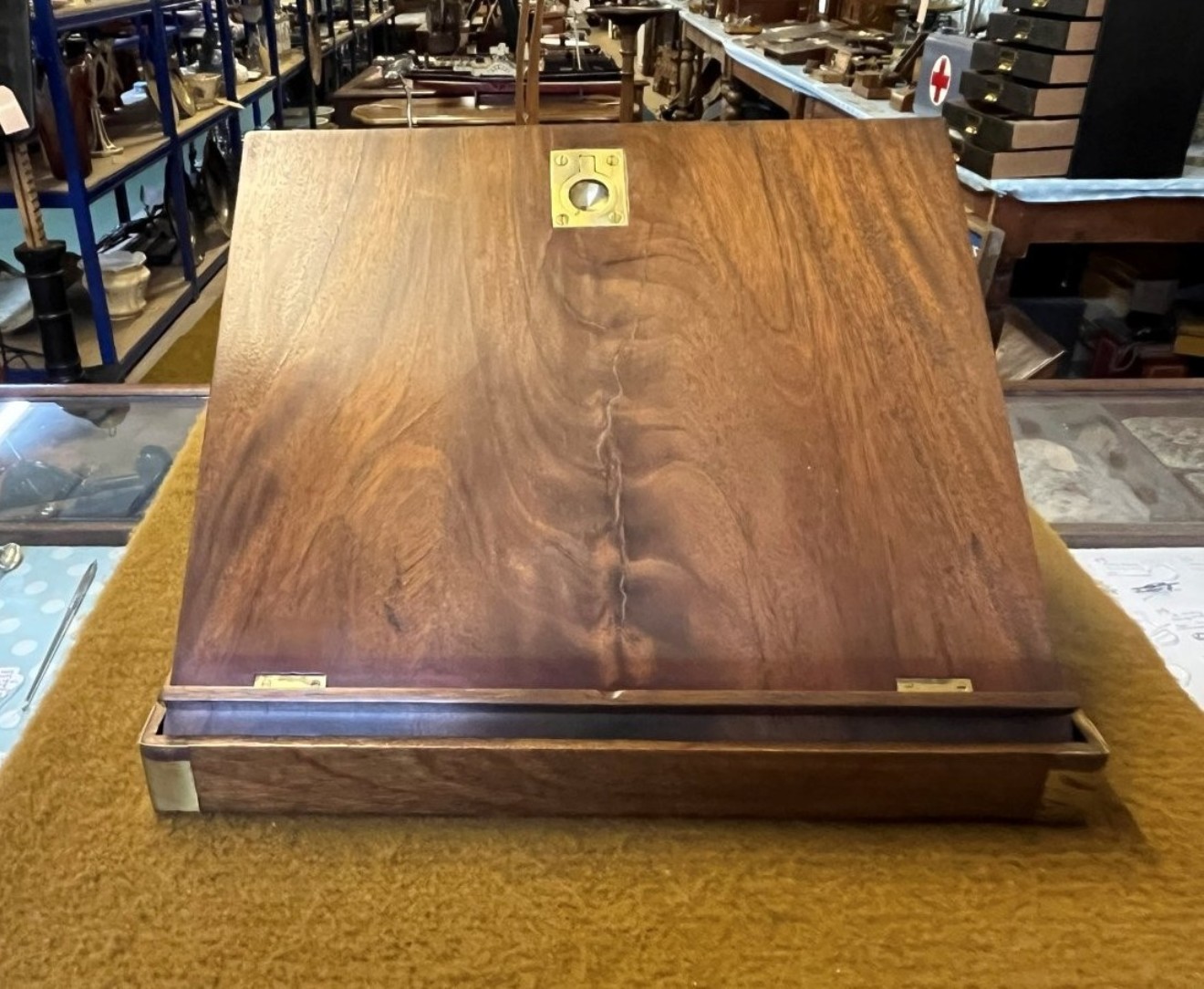 Vintage Bank Of Scotland Travelling Clerks Lectern Case