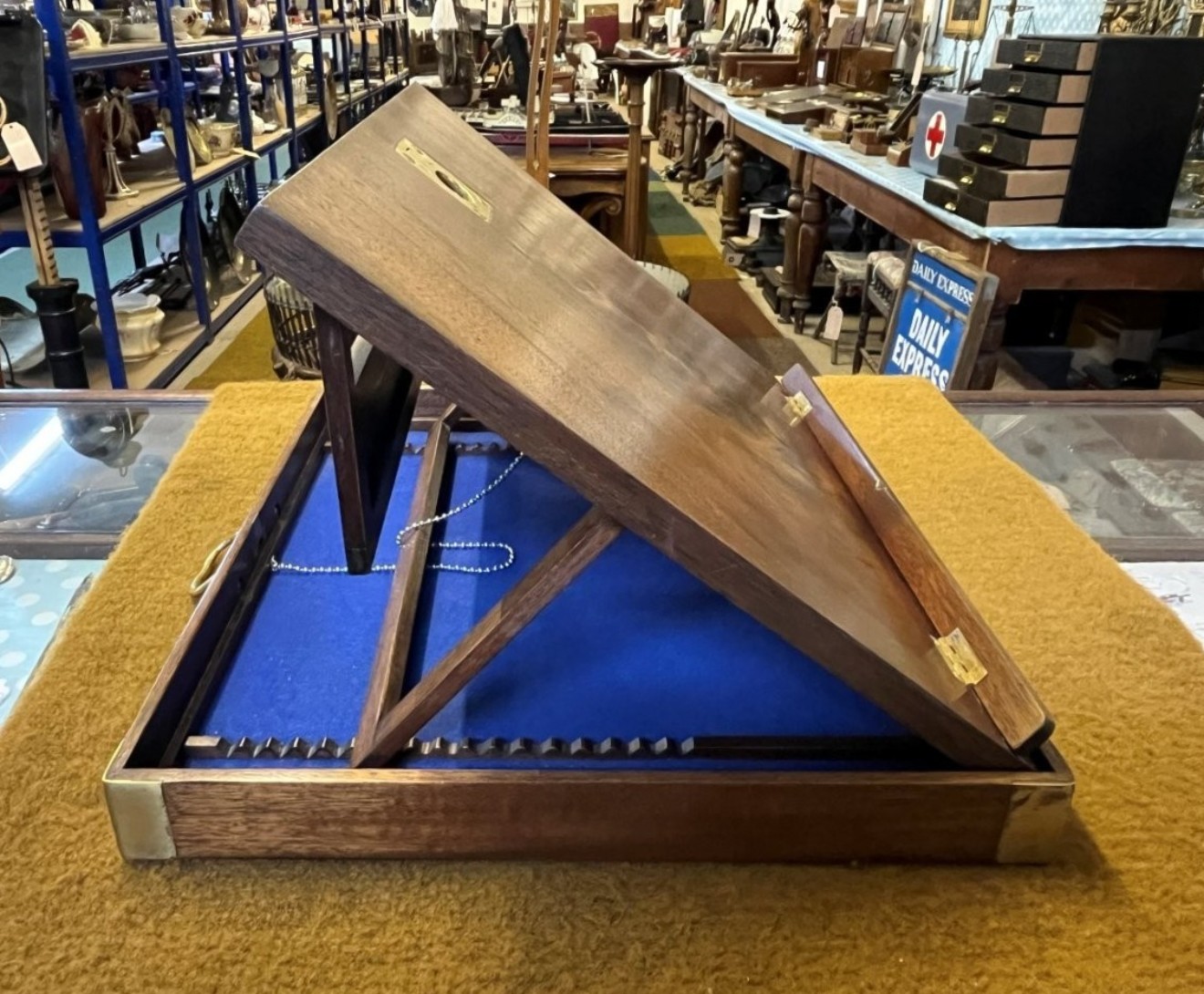 Vintage Bank Of Scotland Travelling Clerks Lectern Case