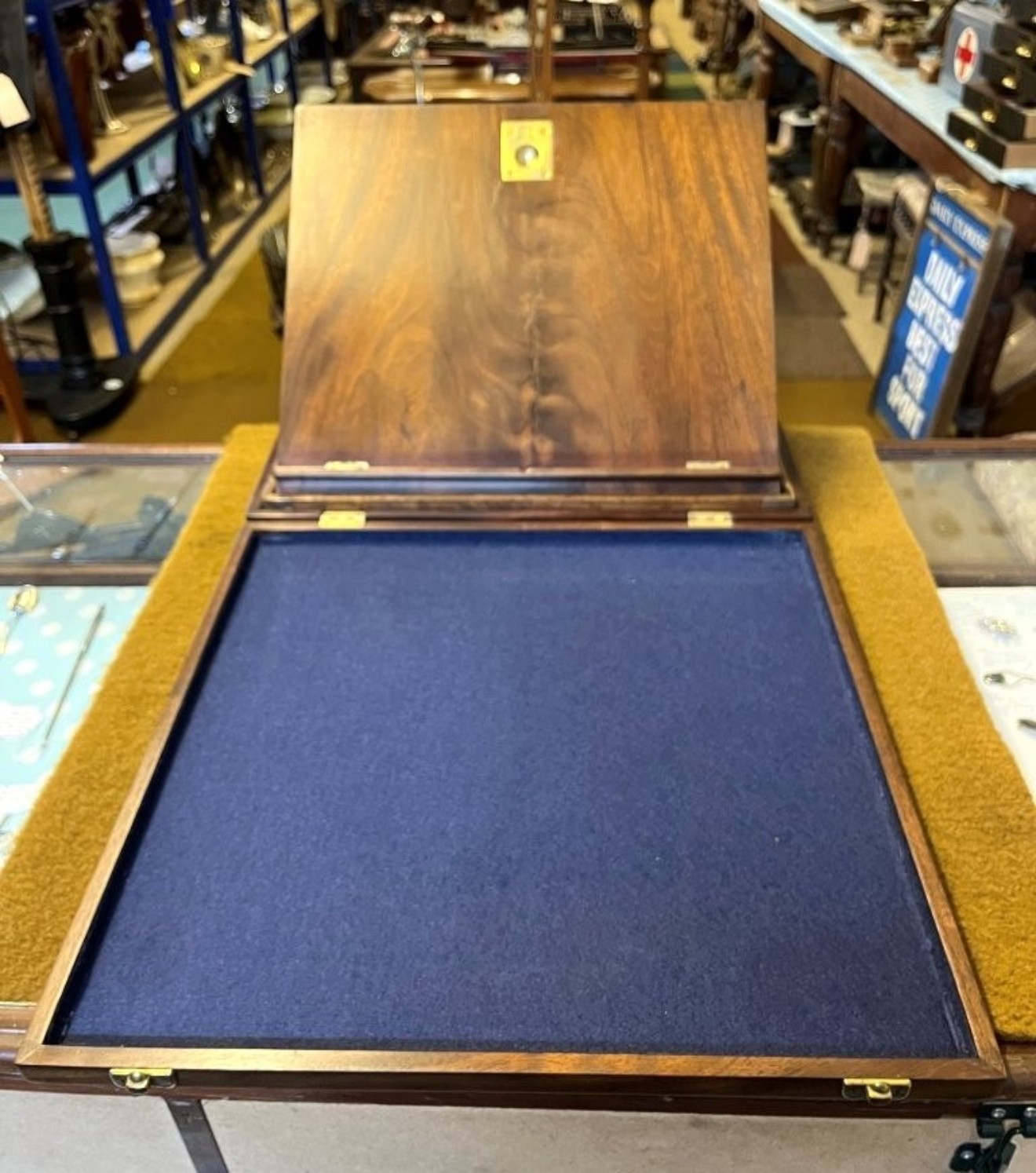 Vintage Bank Of Scotland Travelling Clerks Lectern Case