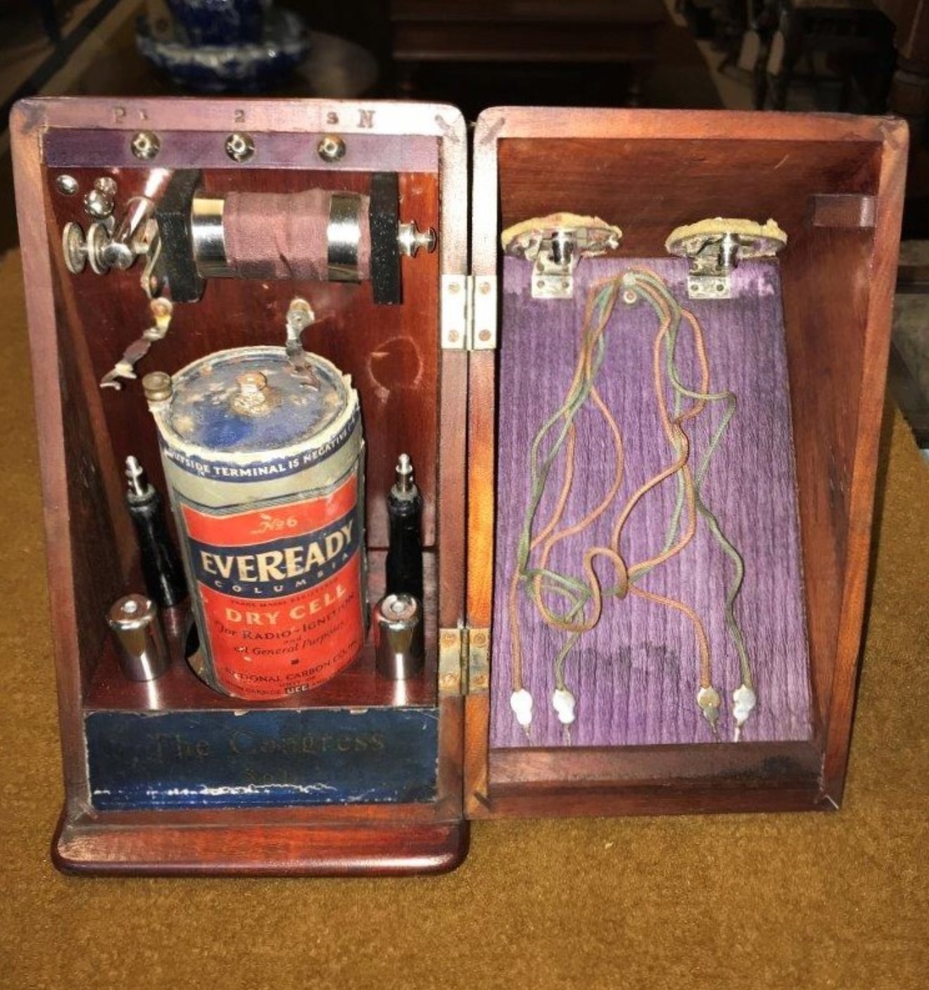 Antique Electric Shock Therapy Machine The Congress No1 Complete