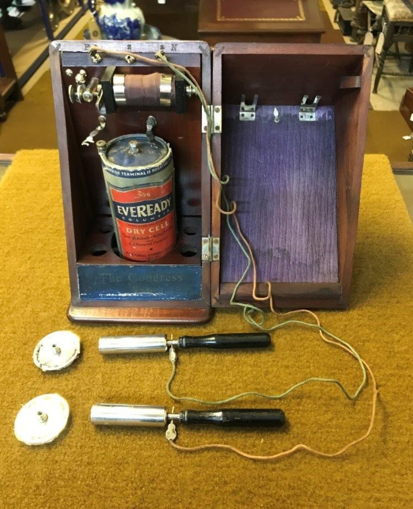 Antique Electric Shock Therapy Machine The Congress No1 Complete