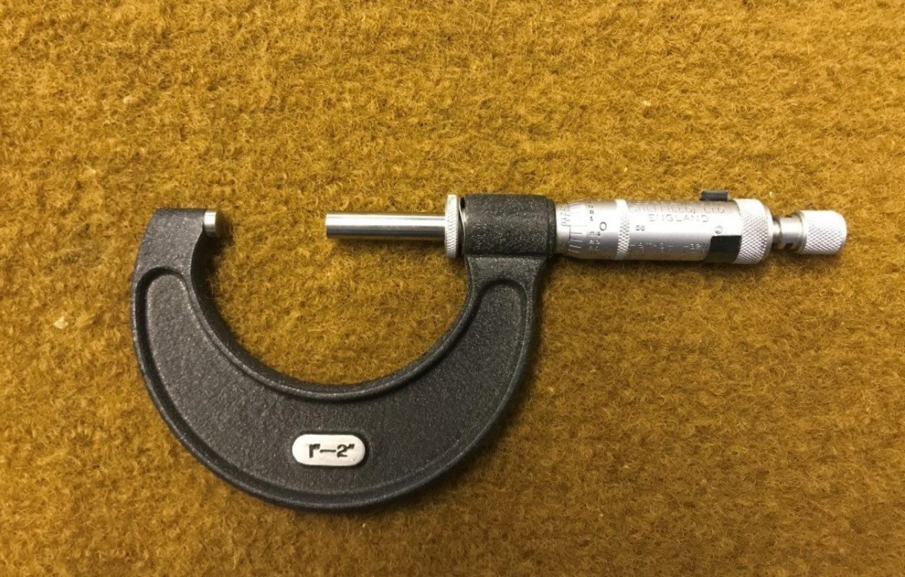 Vintage Moore & Wright 1" - 2" Micrometer No 966