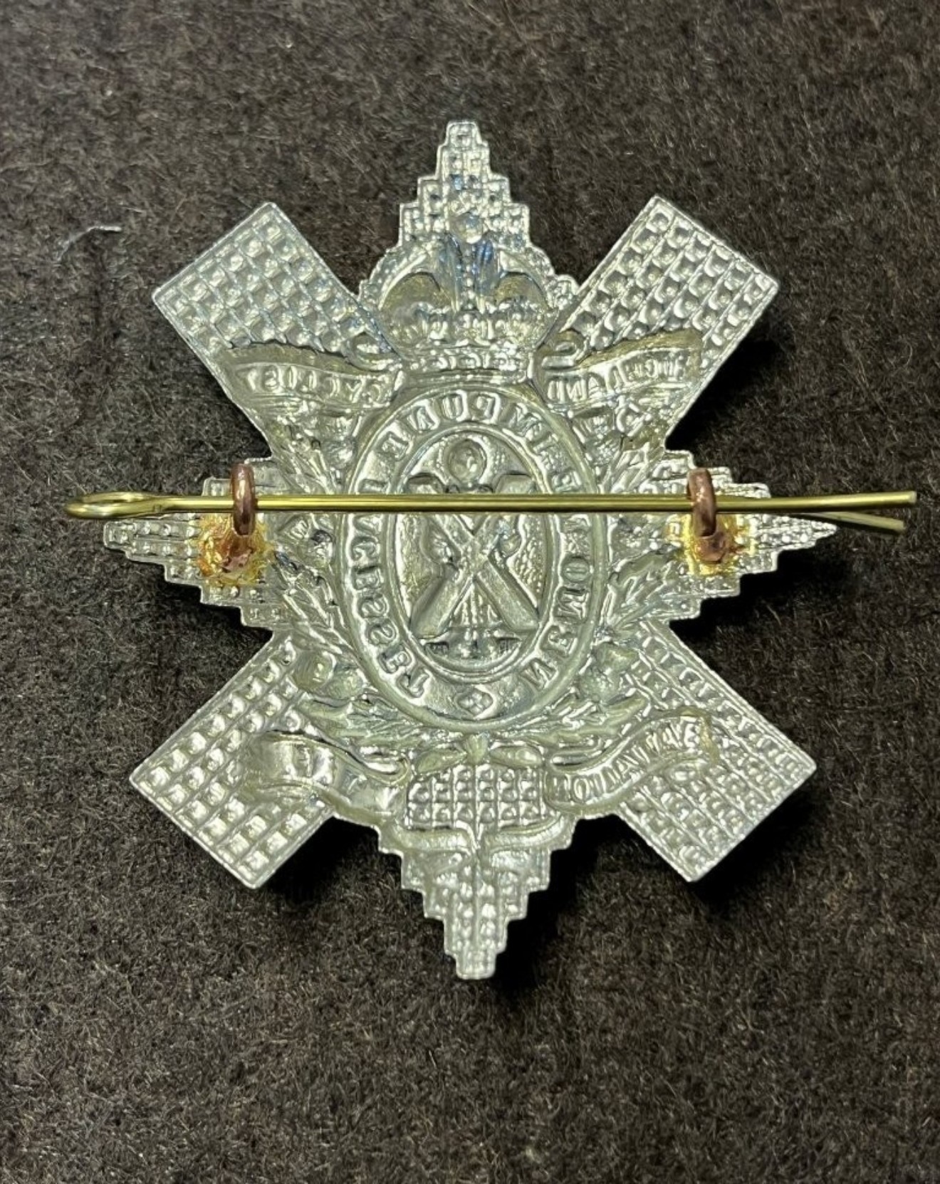 Vintage Highland Cyclist Battalion Territorial Force Cap Badge