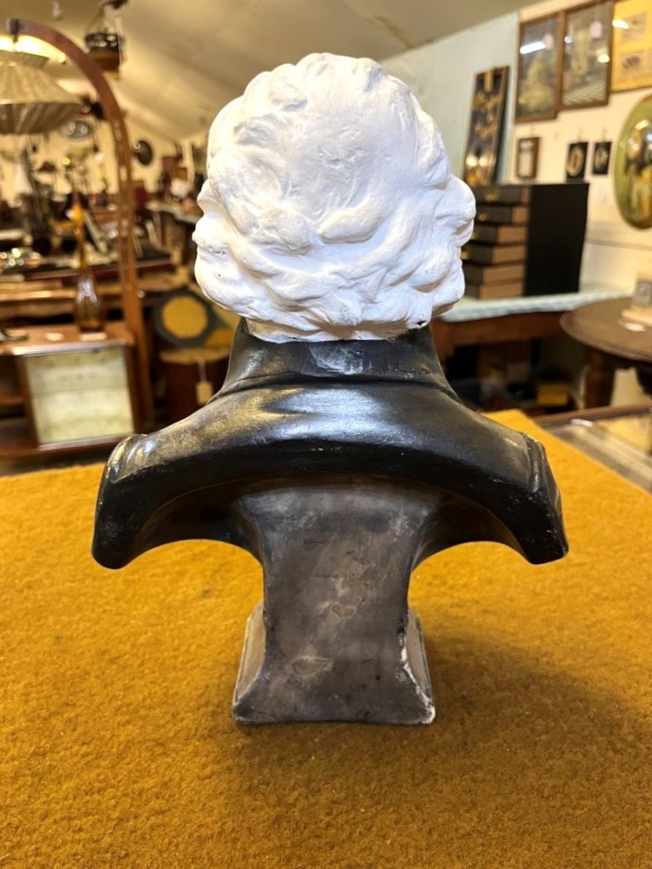 Vintage Plaster Bust of Beethoven
