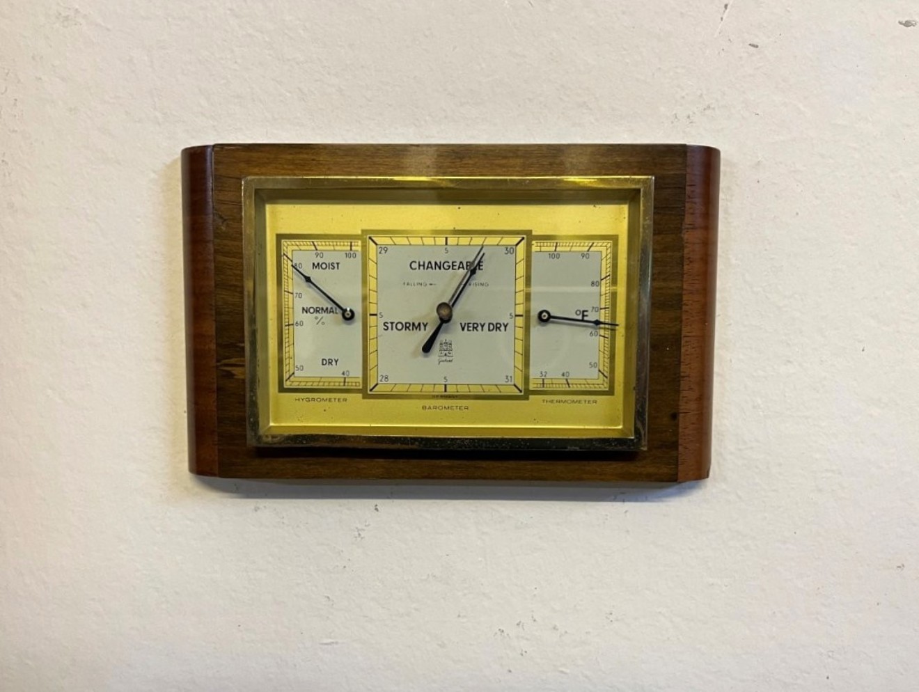 Vintage Gischard Weather Station Set