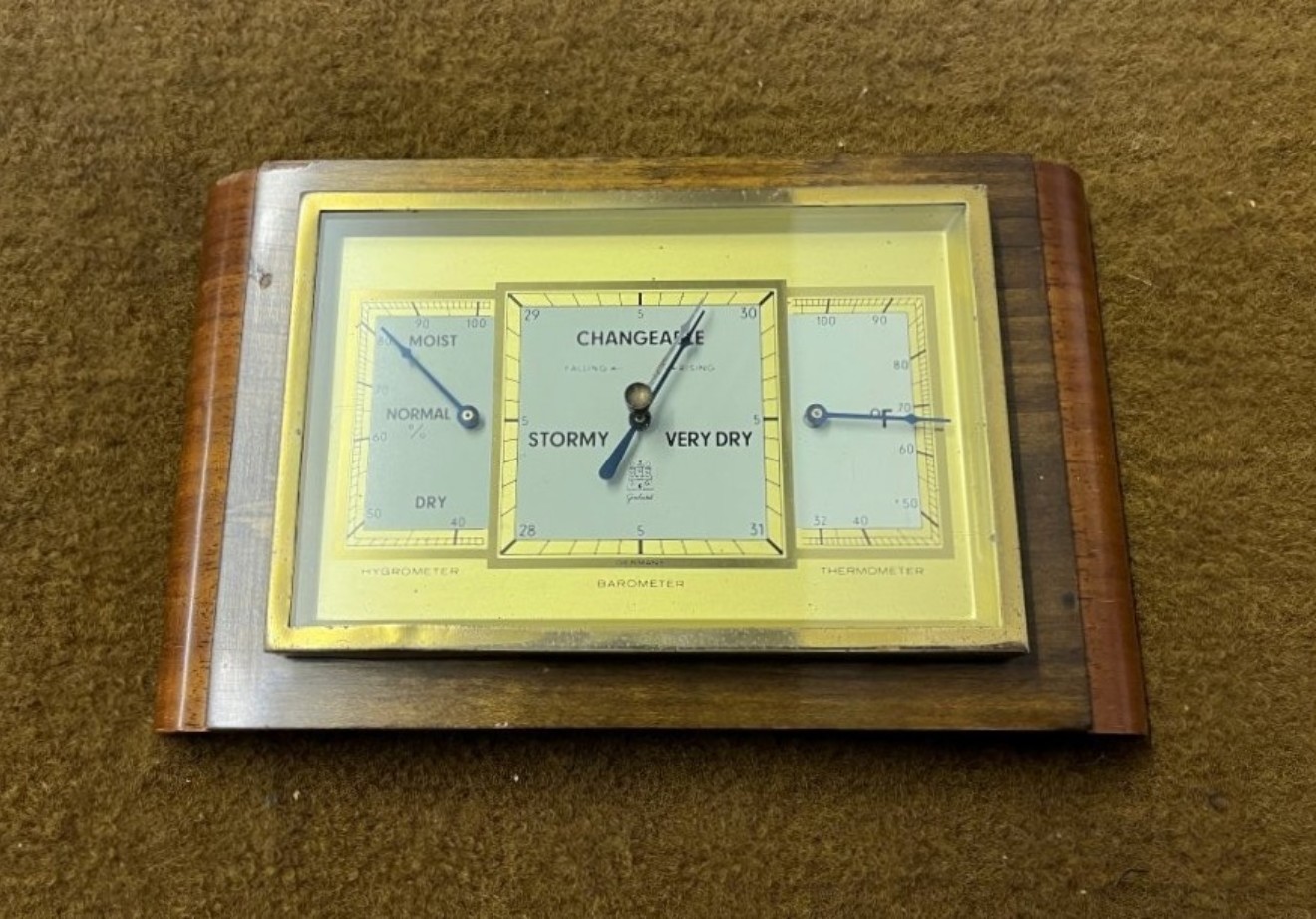 Vintage Gischard Weather Station Set