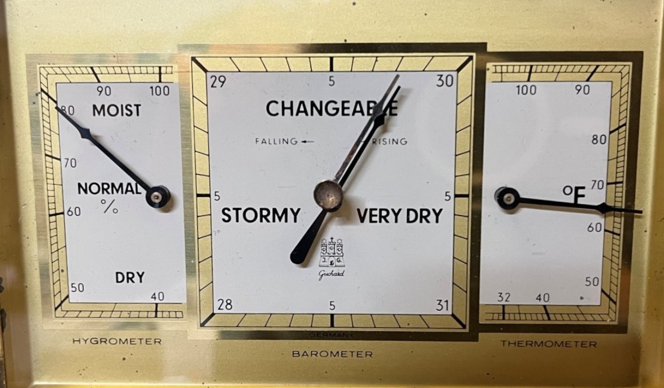Vintage Gischard Weather Station Set