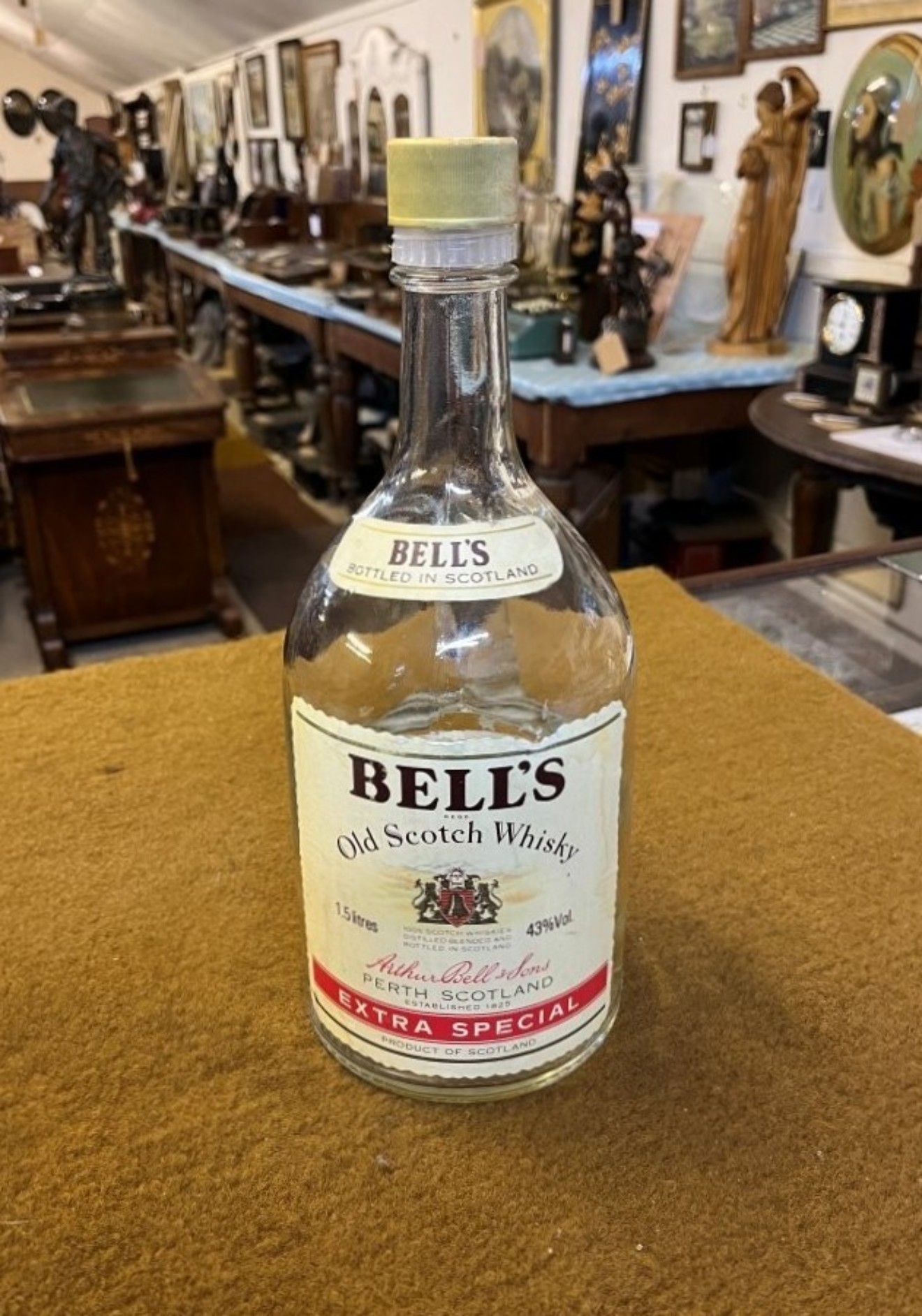 Rare Vintage Bells Whisky Jug Bottle with Handle