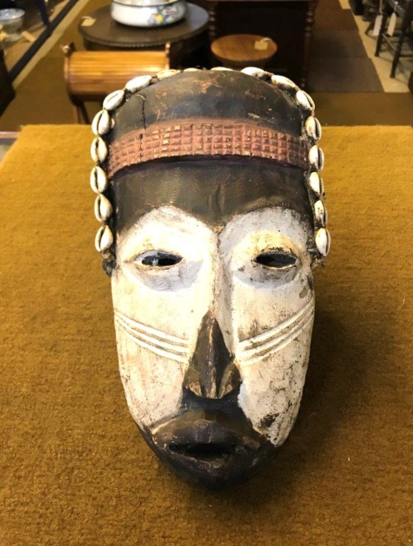 Vintage African Tribal Dan Mask from Ivory Coast