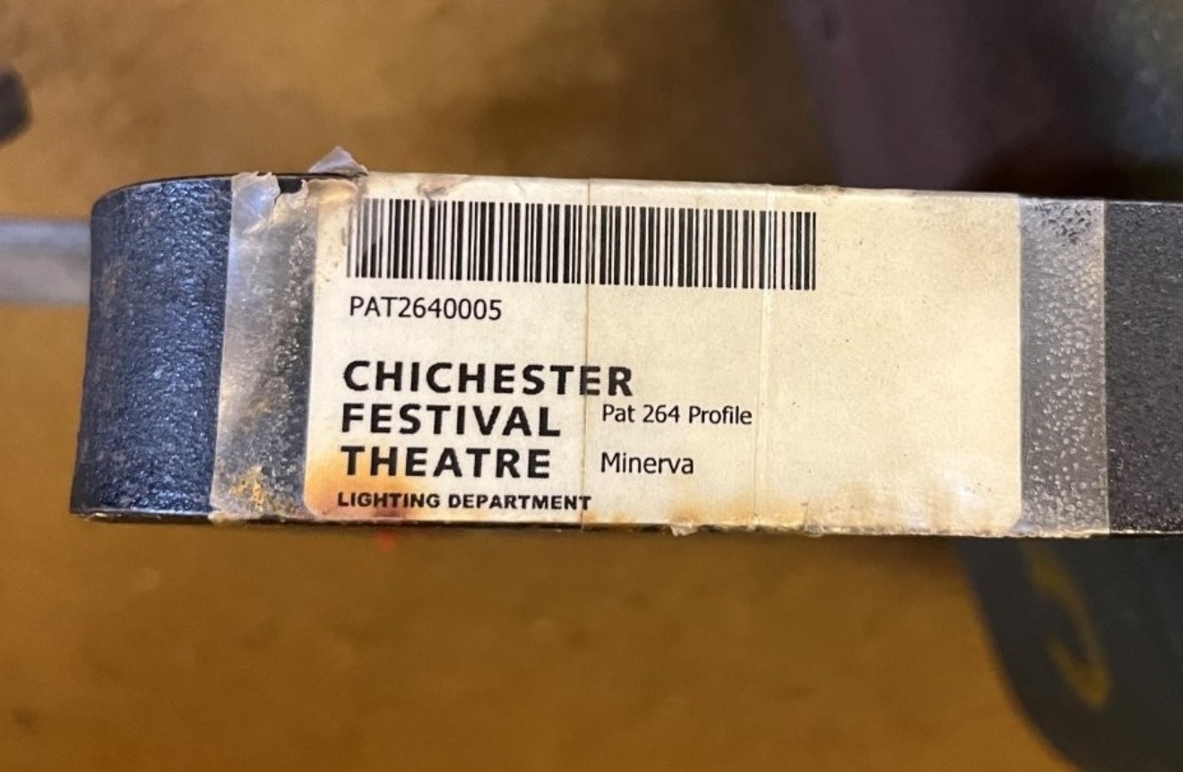 Vintage Pair of Strand Co Theatre Lamps from Chichester Festival Theatre
