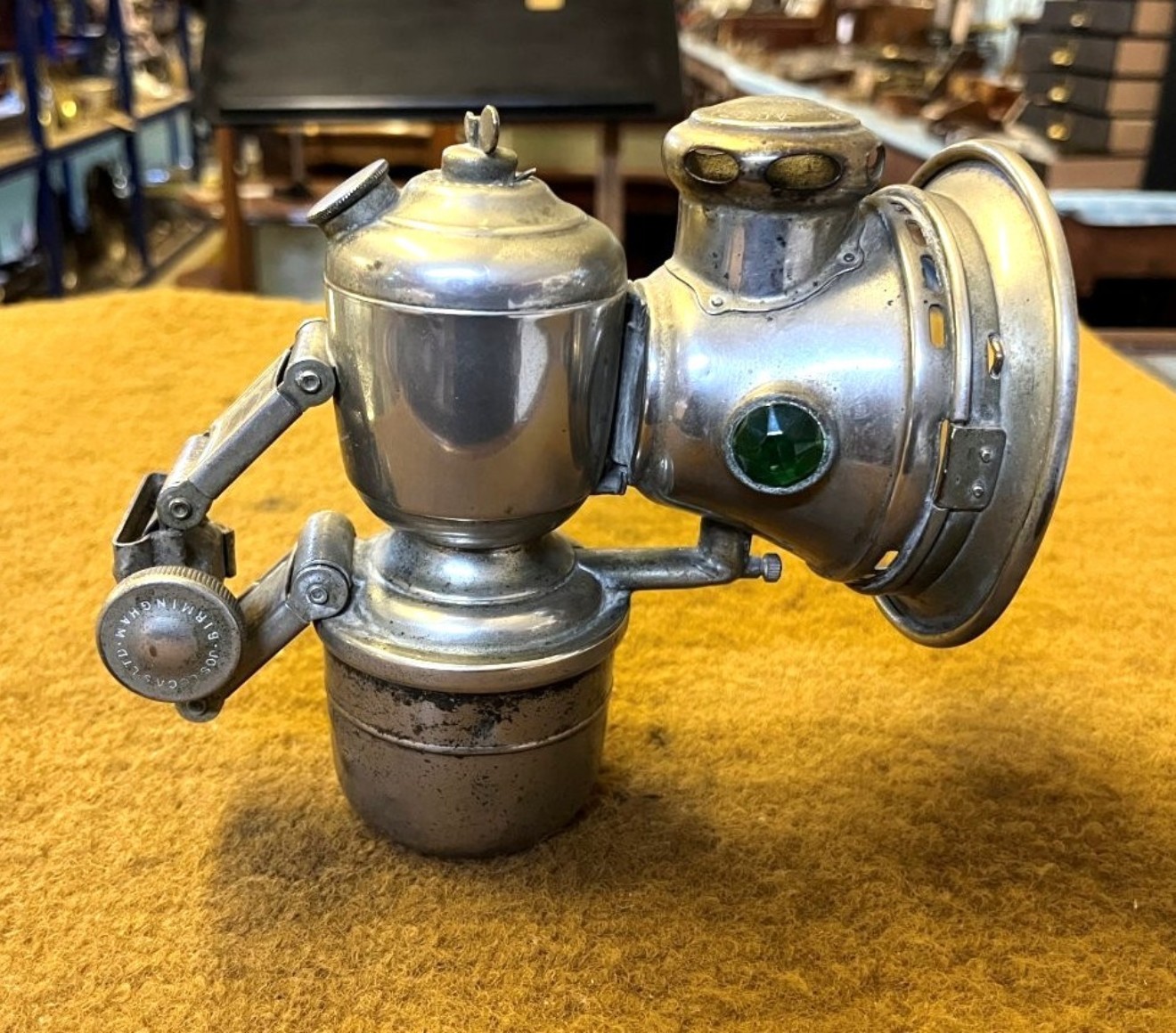 Antique Joseph Lucas Aceta Major 314.11 Carbide Cycle Lamp a