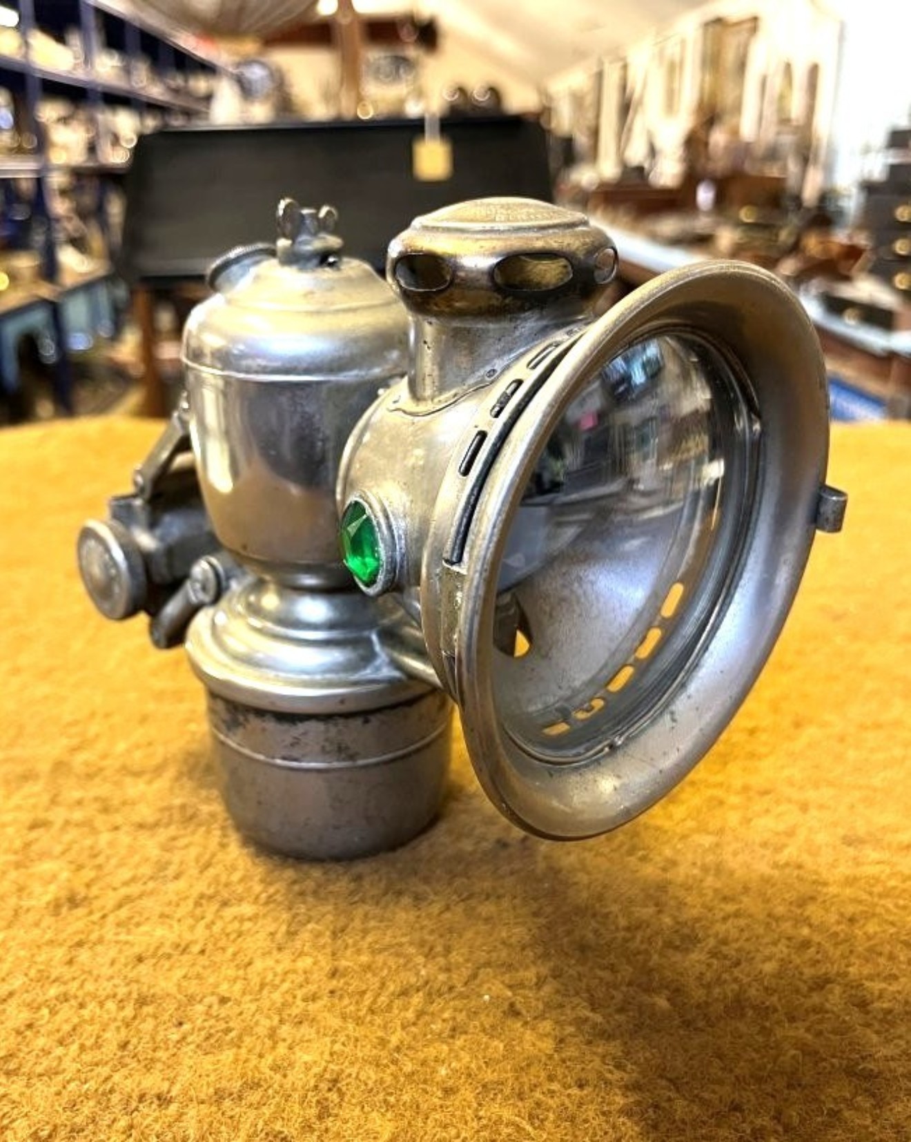 Antique Joseph Lucas Aceta Major 314.11 Carbide Cycle Lamp a