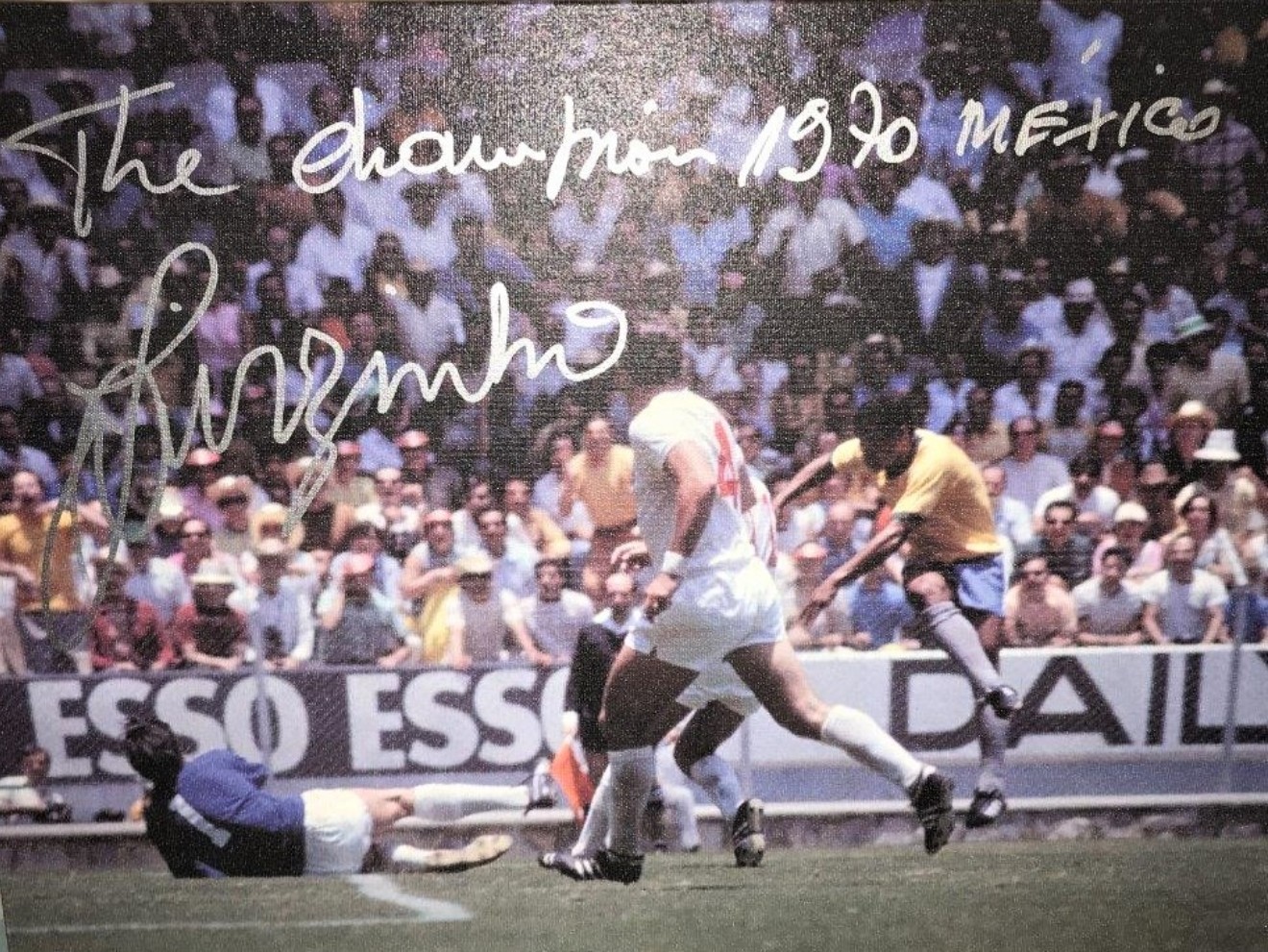 Signed Print of Jairzinho Brazil