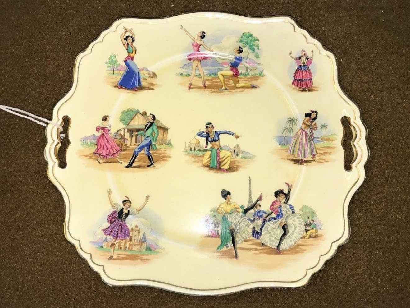 Cabinet Plate National Dances