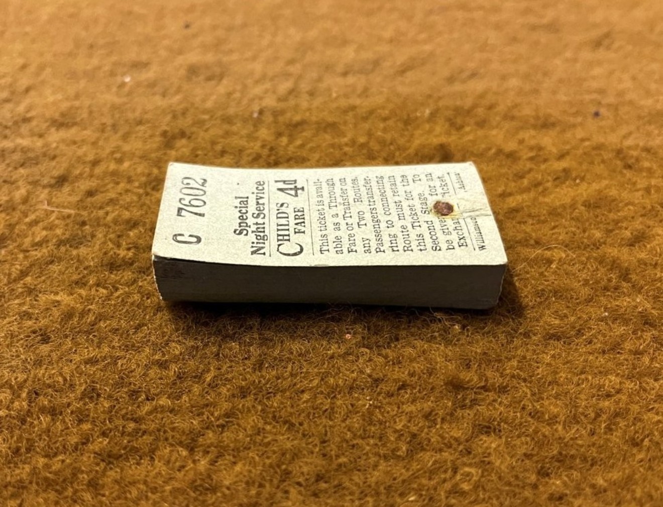 Vintage Block of Leicester City Transport Bus Tickets