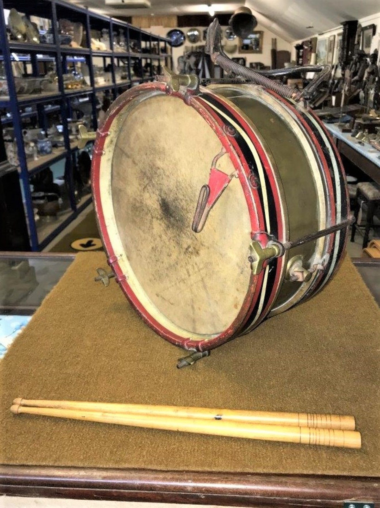 Antique Military Snare Drum