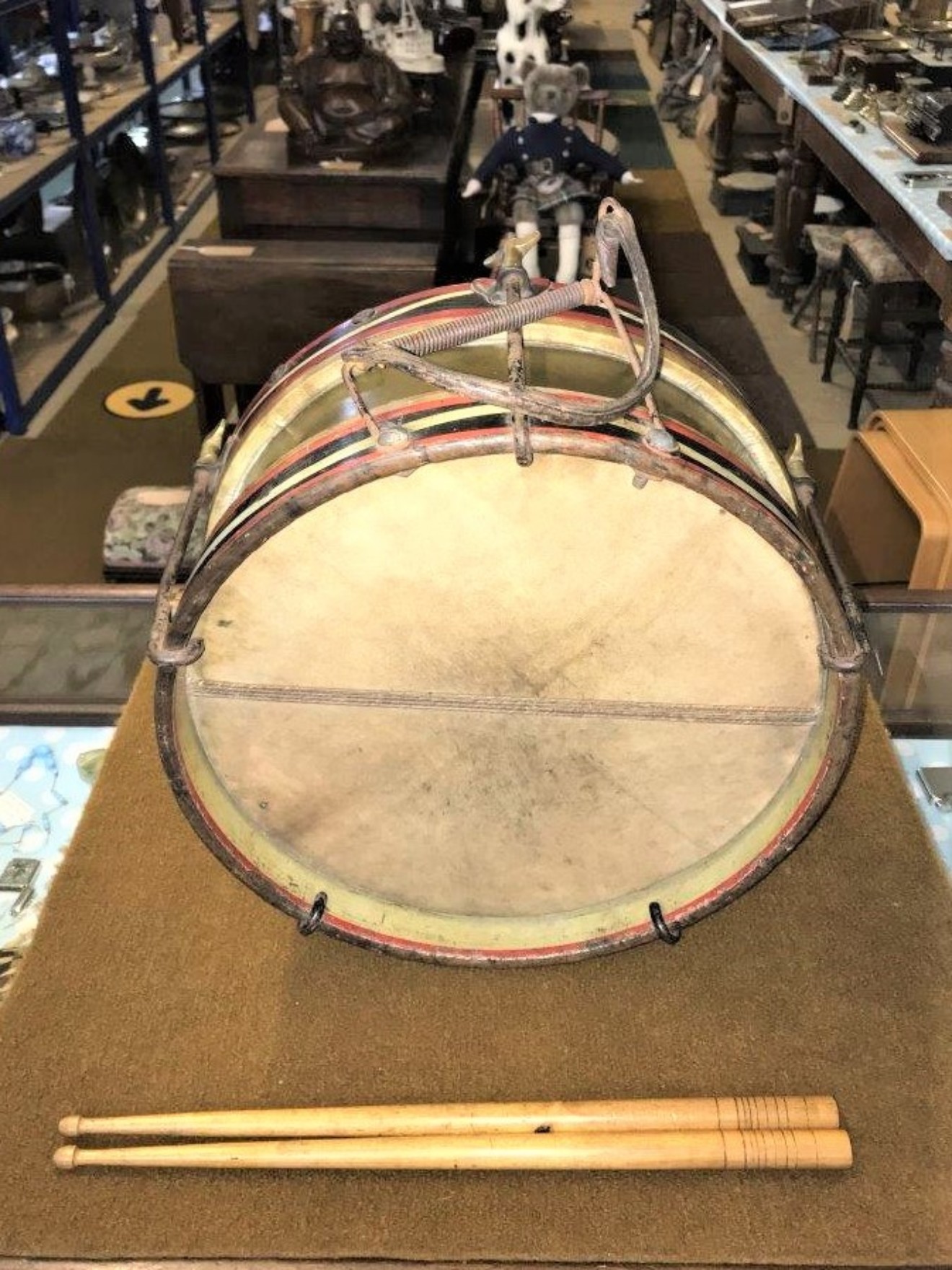 Antique Military Snare Drum