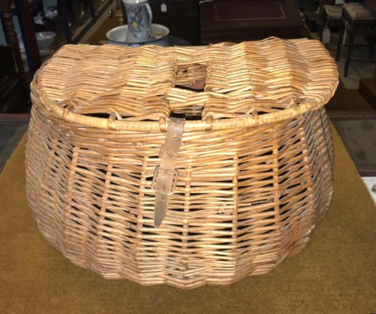 Vintage Fishing Creel Basket - Bruce of Ballater