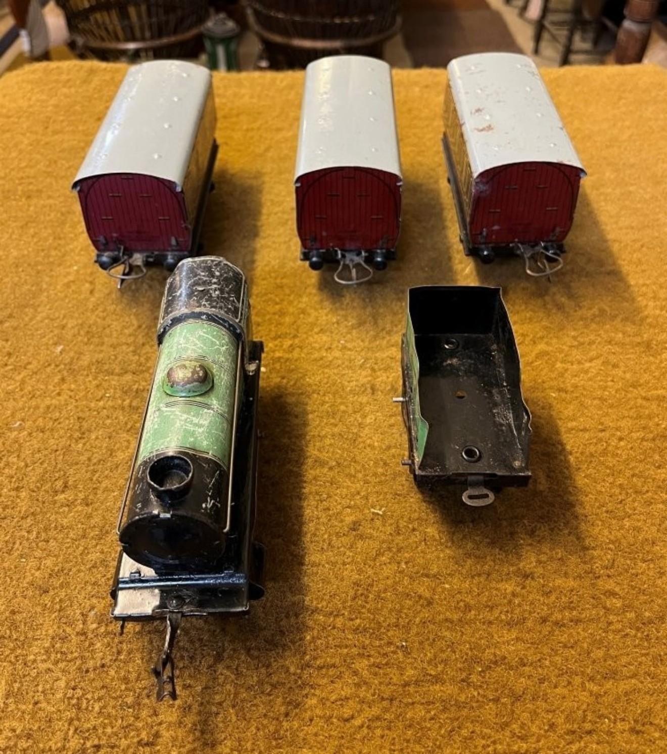 Vintage Hornby Clockwork '0' Gauge Passenger Train Set No 51