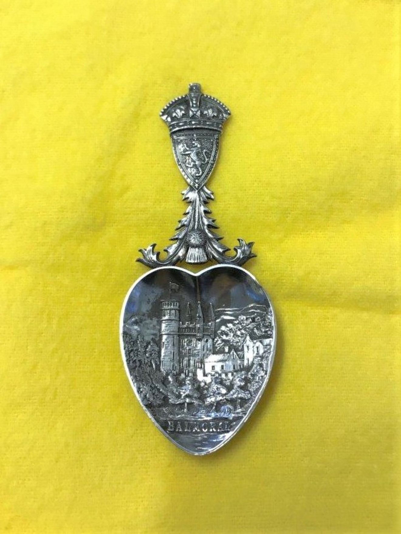 Silver Caddy Spoon Balmoral Castle