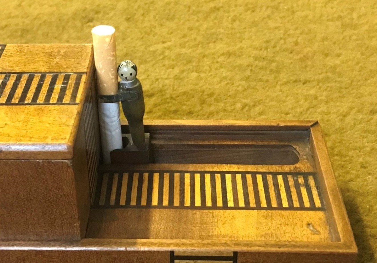 Rare Antique Double Ended Cigarette Dispenser