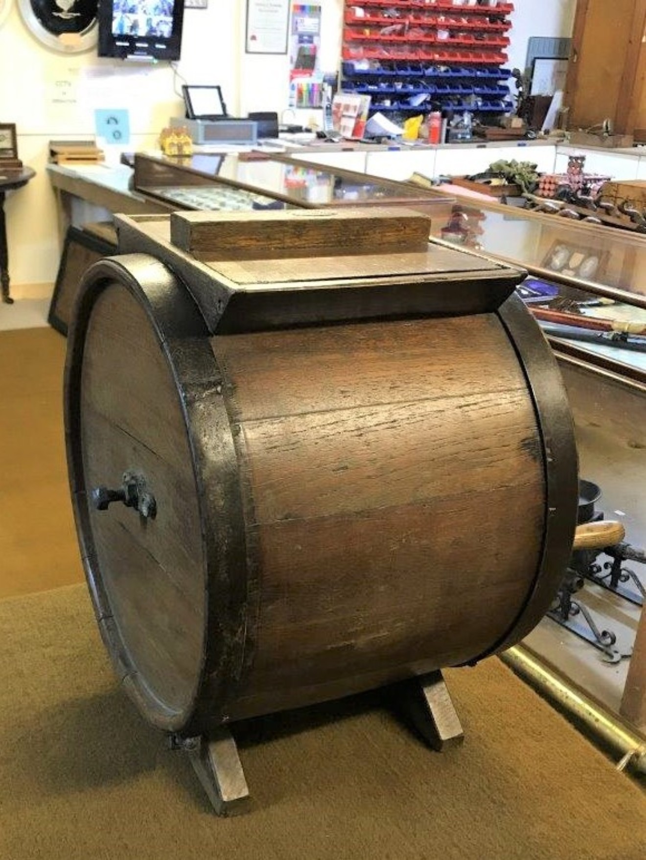 Vintage Oak Butter Churn