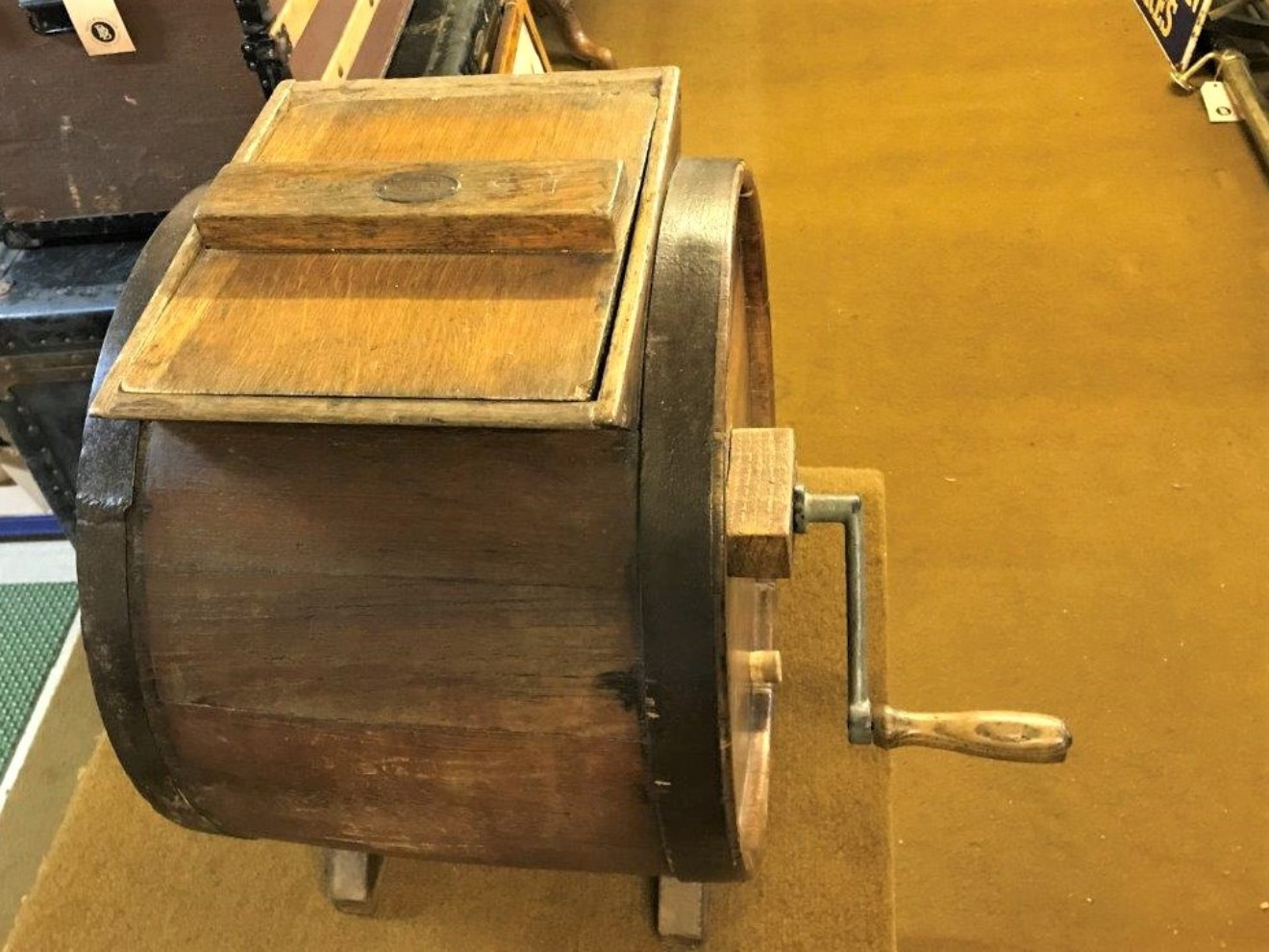 Vintage Oak Butter Churn