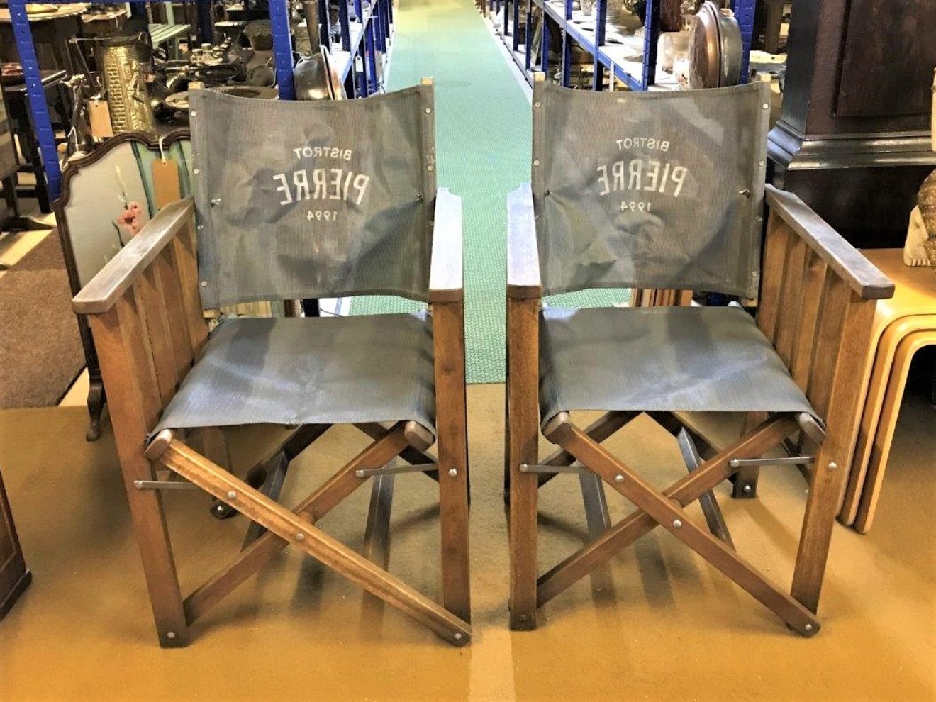 Pair of Patio / Directors Chairs
