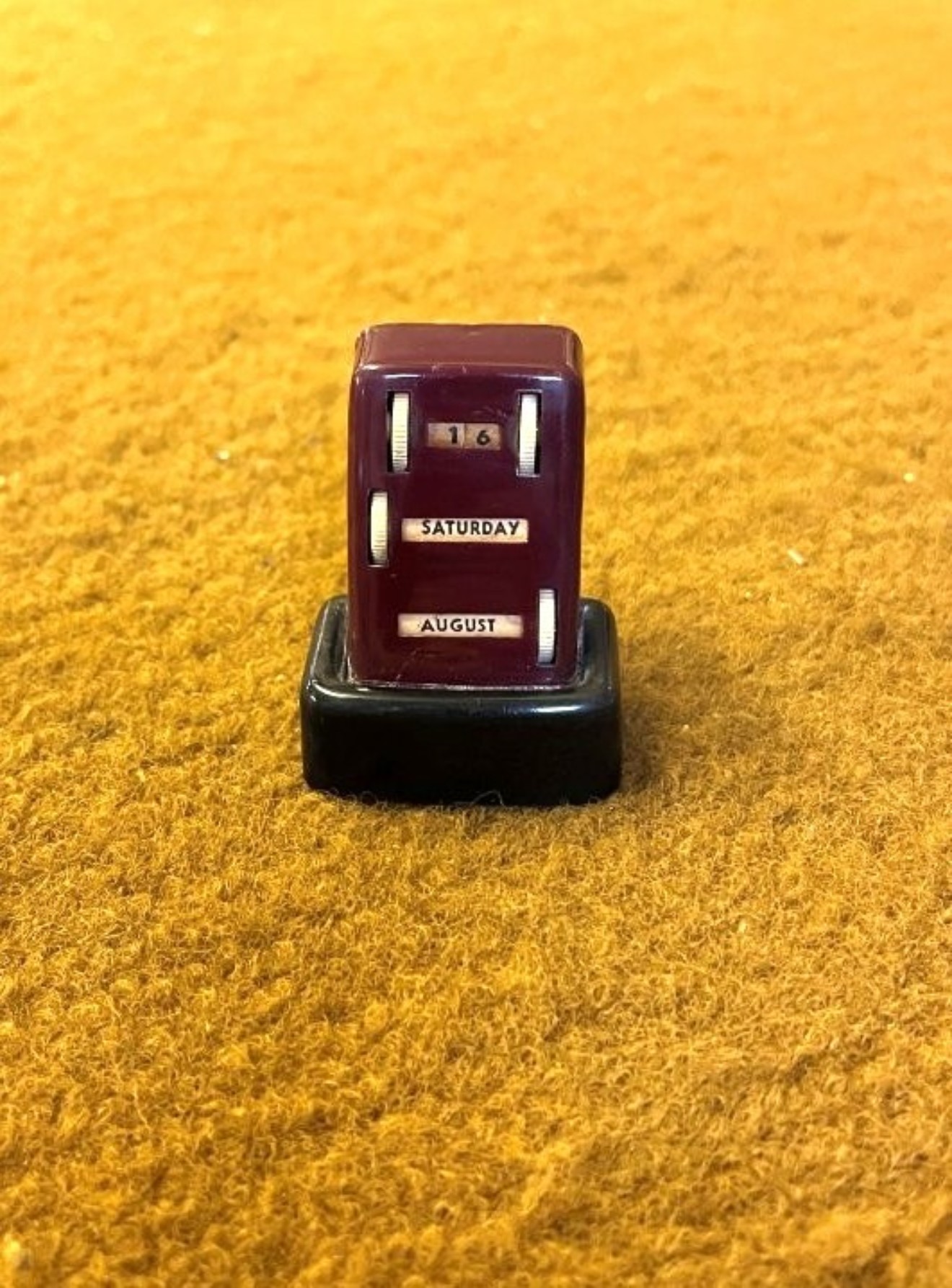 Vintage Perpetual Calendar Pencil Sharpener