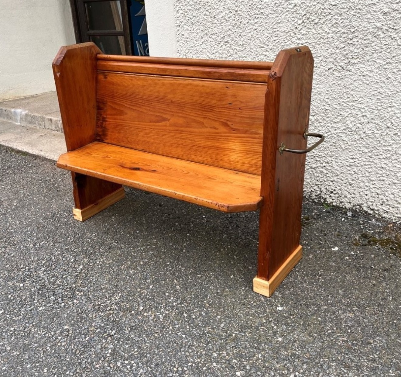 Victorian Pine Church Pew
