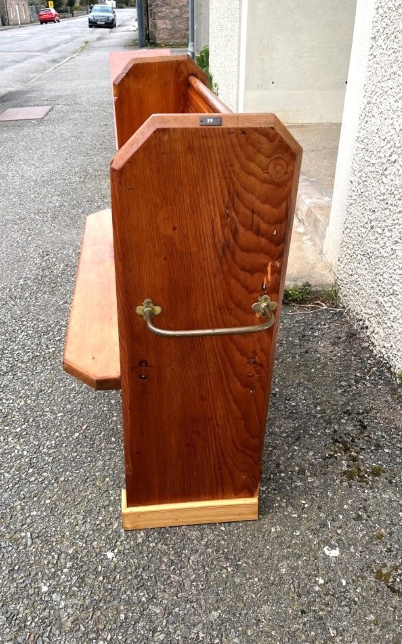 Victorian Pine Church Pew