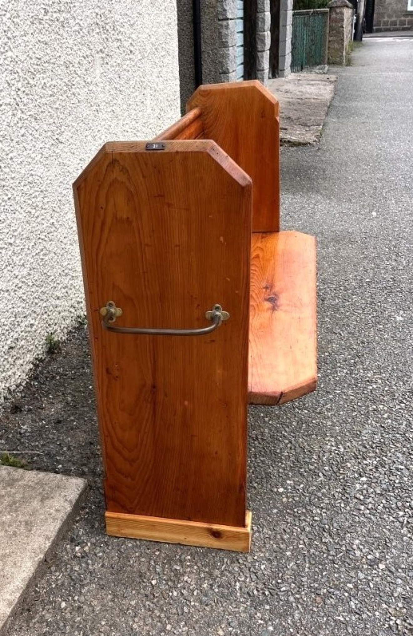 Victorian Pine Church Pew