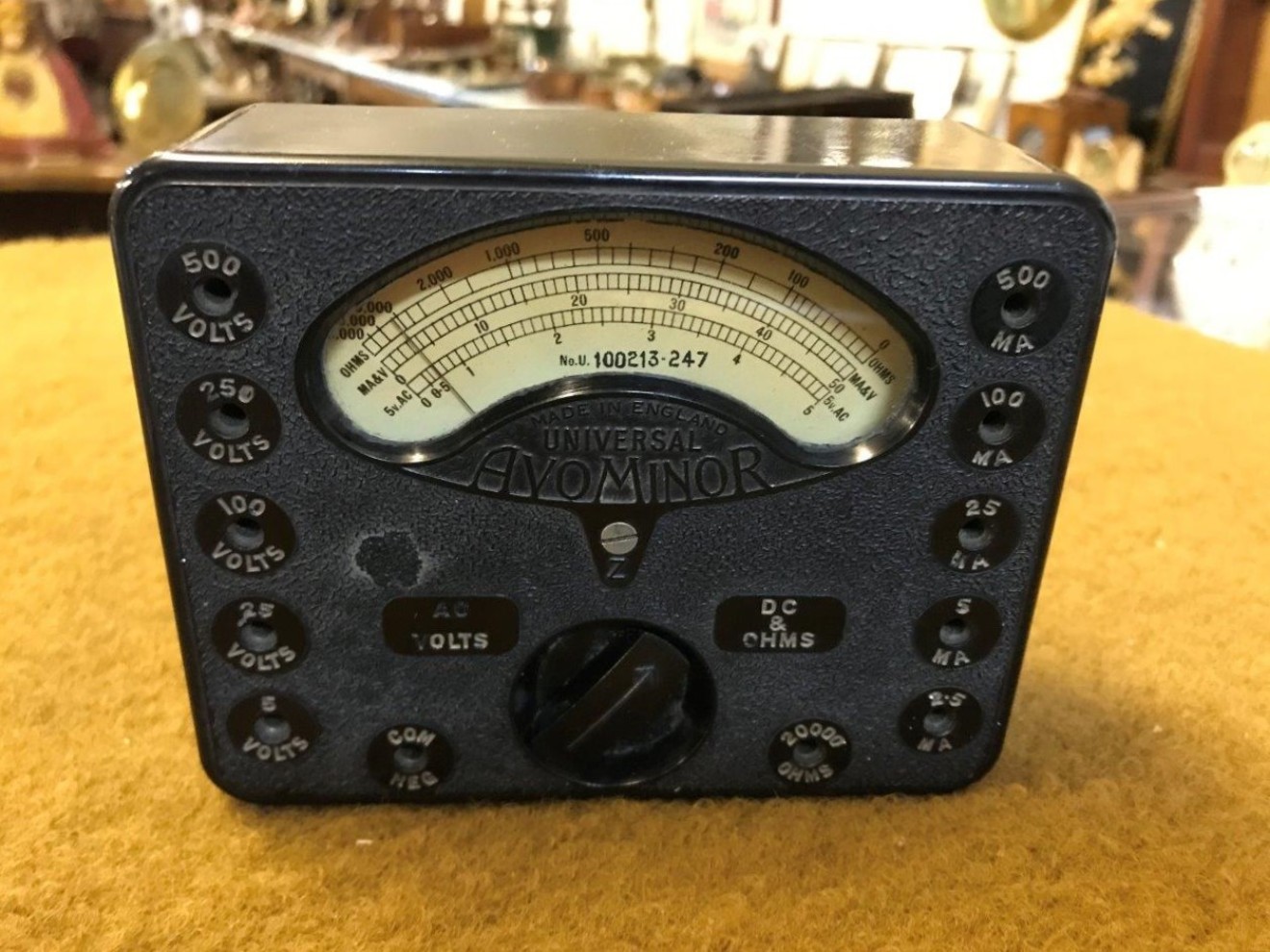 Vintage Universal Avominor Analogue Multimeter