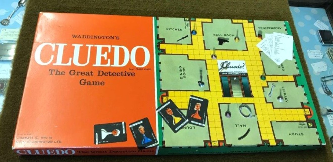 Vintage Cludo Board Game John Waddington London and Leeds