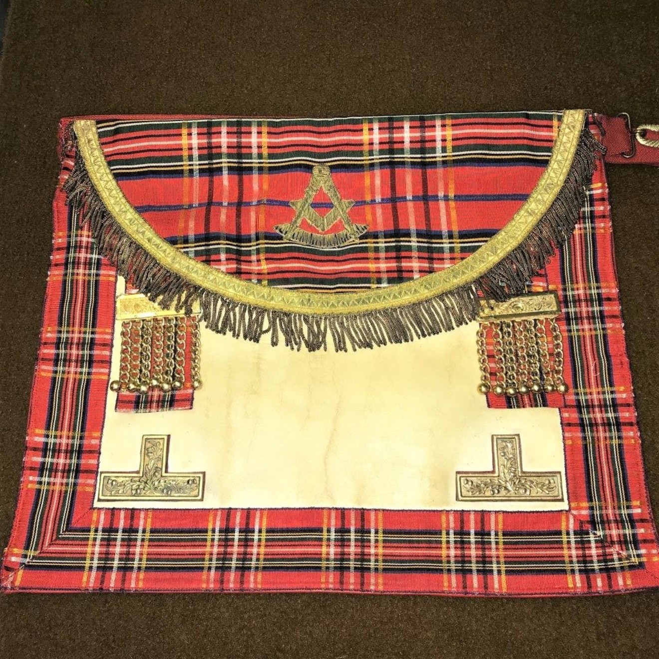 Royal Stewart Tartan Masonic Apron