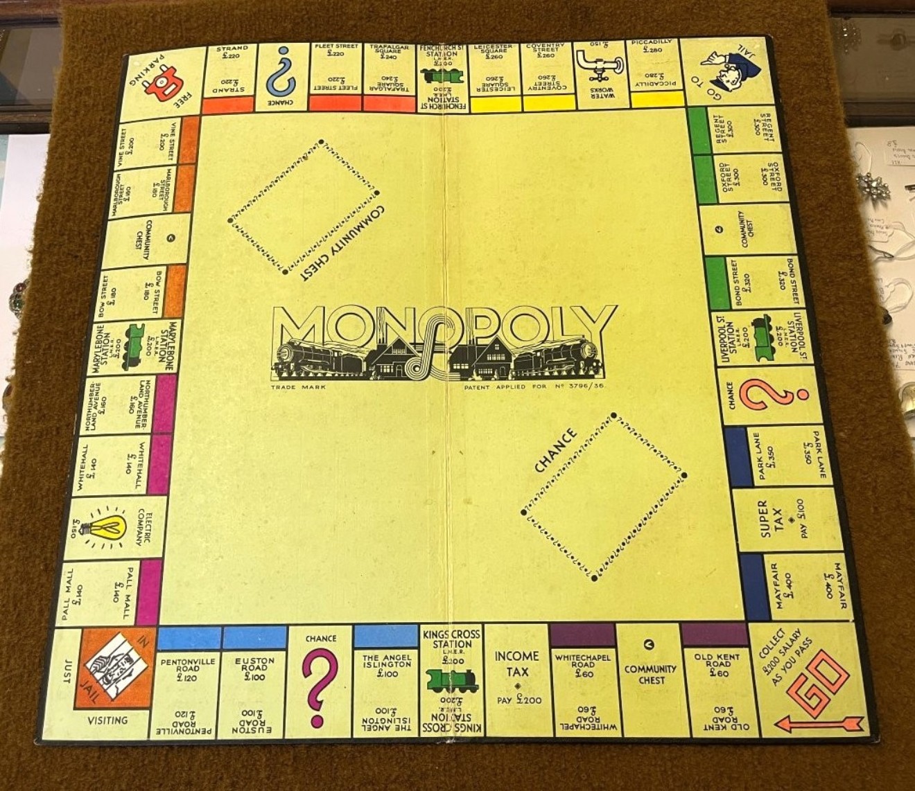 Vintage Monopoly Game by John Waddington Ltd