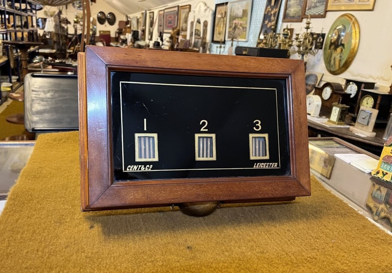 Antique Butlers Bell Box by Gent of Leicester