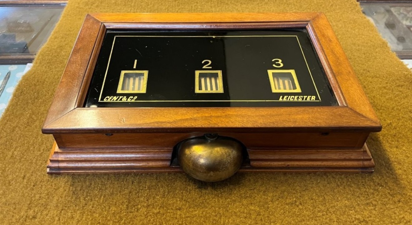 Antique Butlers Bell Box by Gent of Leicester